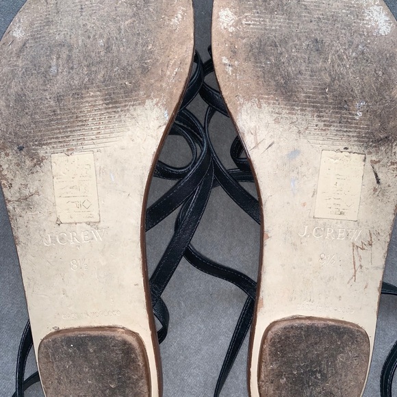 J. Crew black leather sandals - Picture 3 of 5